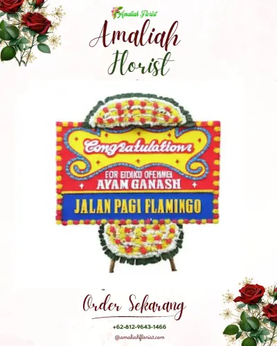 Bunga Papan Congratulation di Pegayaman